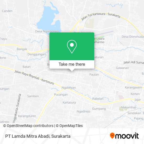 PT Lamda Mitra Abadi map
