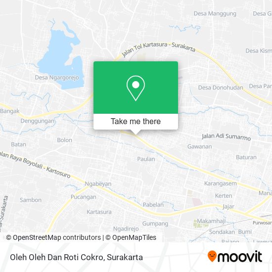 Oleh Oleh Dan Roti Cokro map