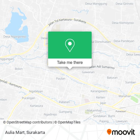 Aulia Mart map