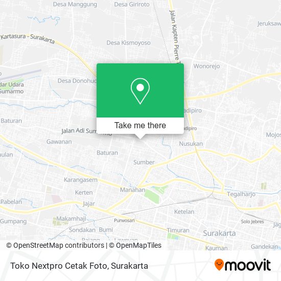 Toko Nextpro Cetak Foto map