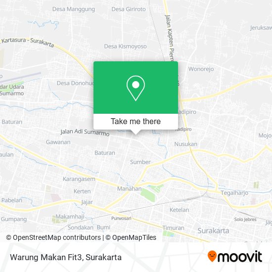 Warung Makan Fit3 map