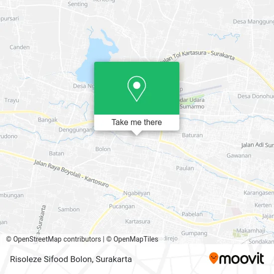 Risoleze Sifood Bolon map