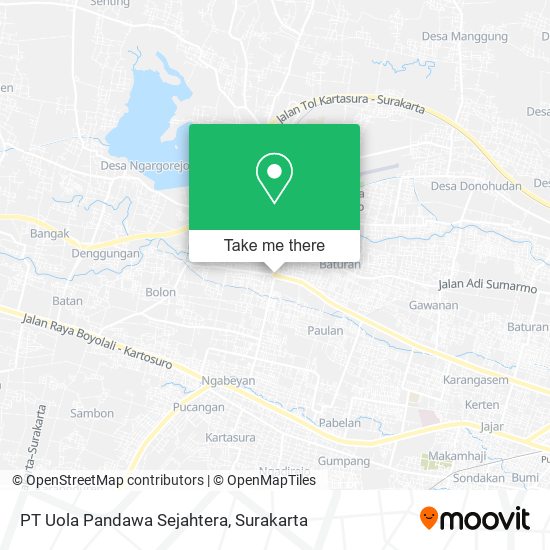 PT Uola Pandawa Sejahtera map