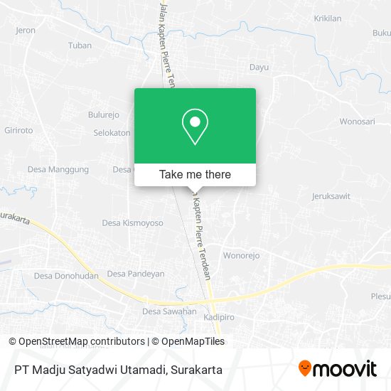 PT Madju Satyadwi Utamadi map