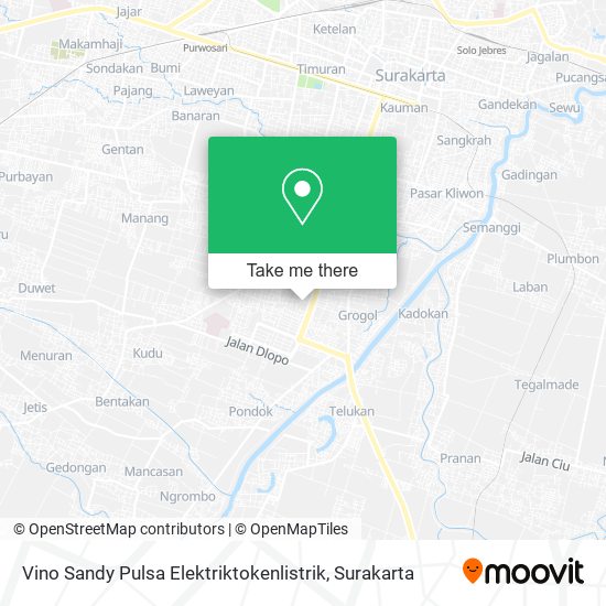 Vino Sandy Pulsa Elektriktokenlistrik map