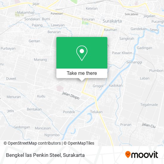 Bengkel las Penkin Steel map