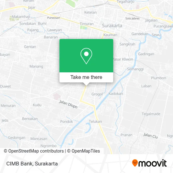 Cimb Bank map