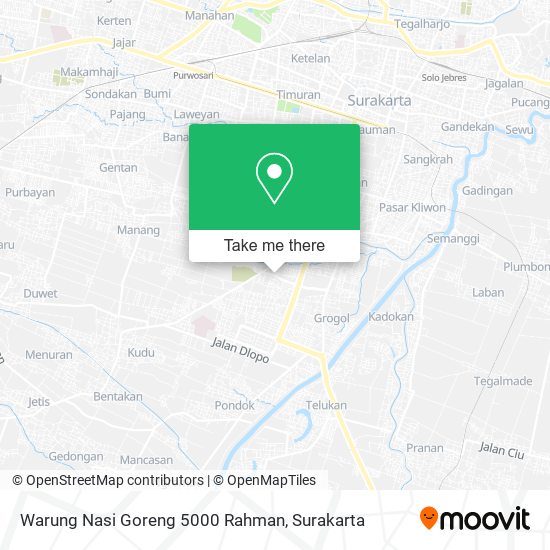 Warung Nasi Goreng 5000 Rahman map