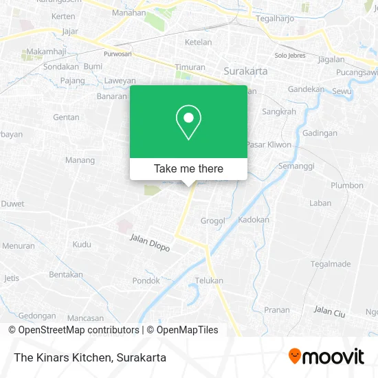 The Kinars Kitchen map