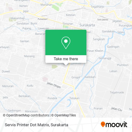 Servis Printer Dot Matrix map