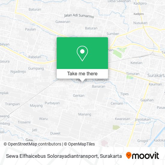 Sewa Elfhaicebus Solorayadiantransport map