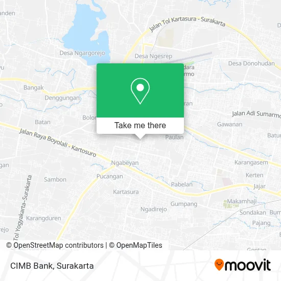 Cimb Bank map