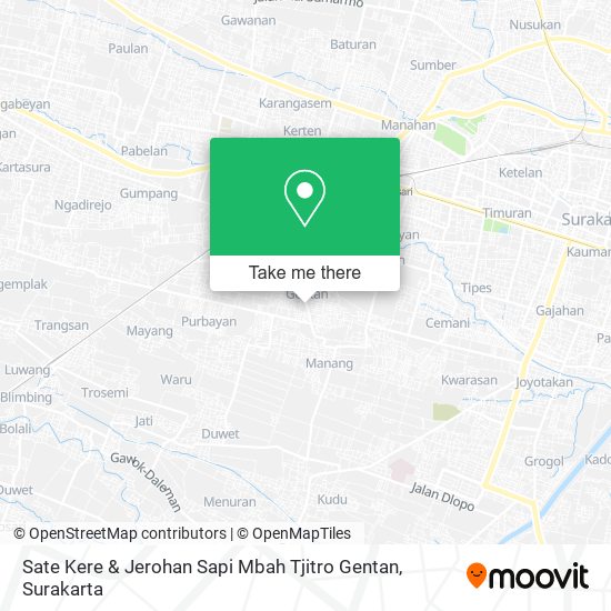 Sate Kere & Jerohan Sapi Mbah Tjitro Gentan map