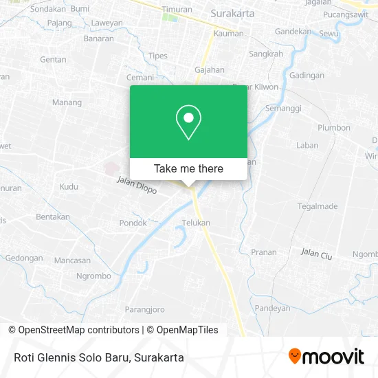 Roti Glennis Solo Baru map