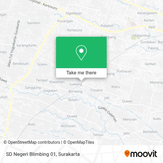 SD Negeri Blimbing 01 map