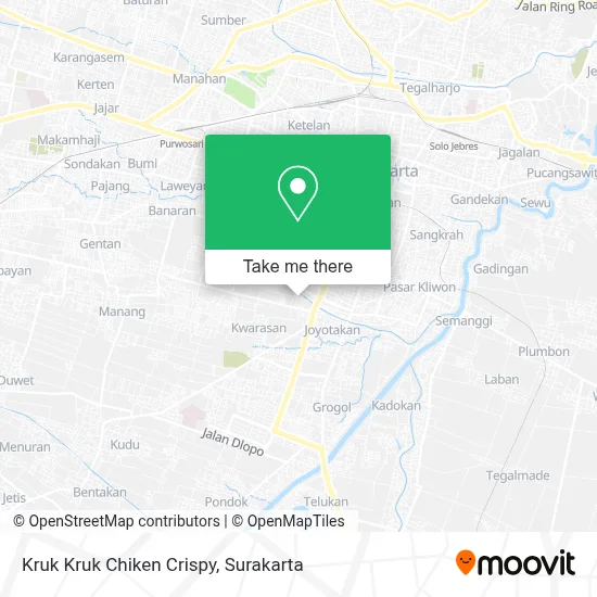 Kruk Kruk Chiken Crispy map