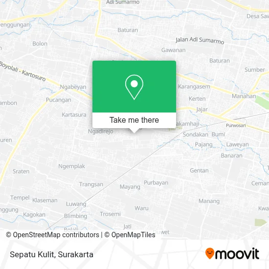 Sepatu Kulit map