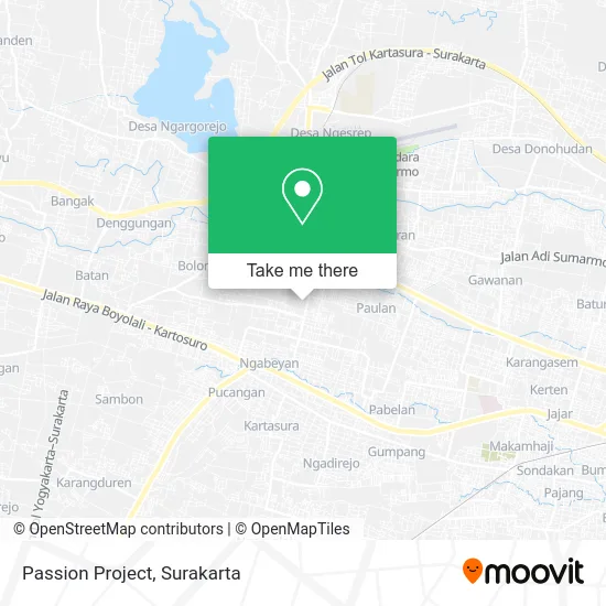 Passion Project map