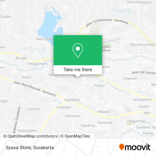 Syasa Store map