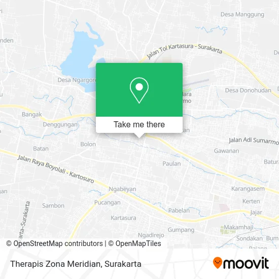 Therapis Zona Meridian map