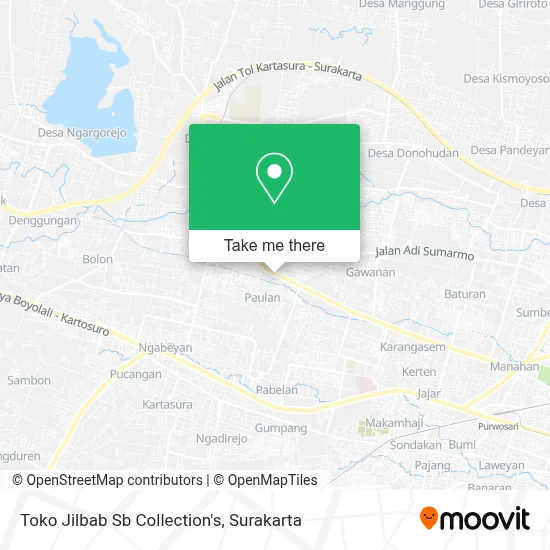 Toko Jilbab Sb Collection's map