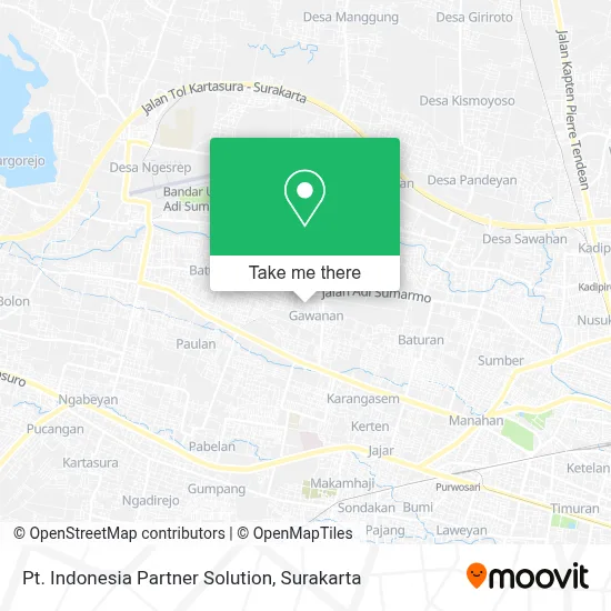 Pt. Indonesia Partner Solution map