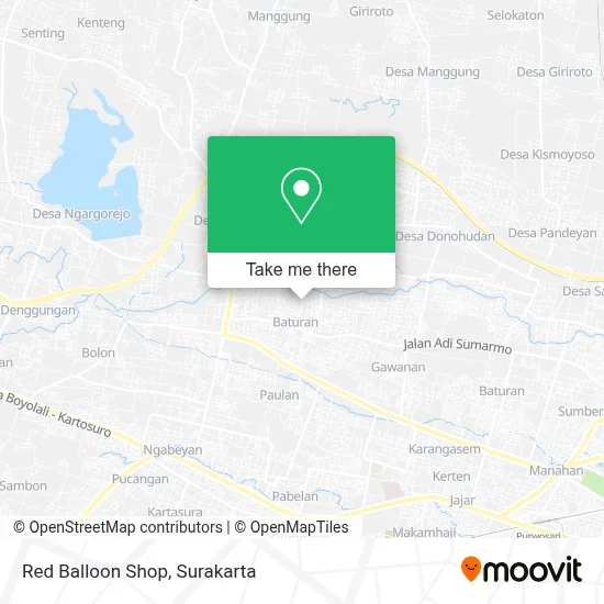 Red Balloon Shop map