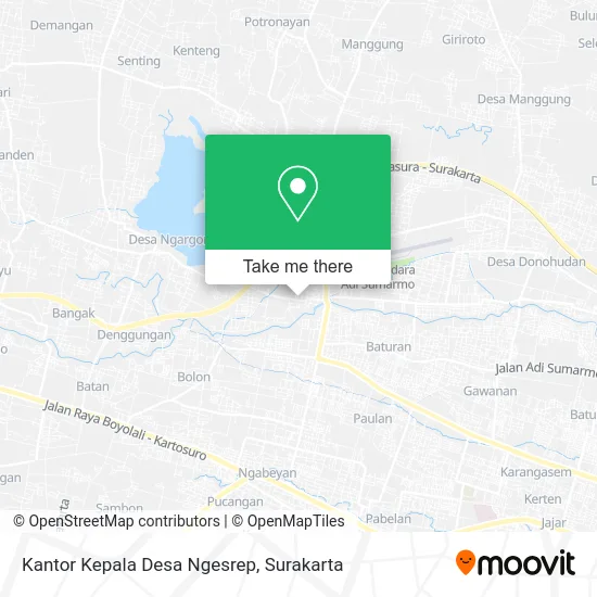 Kantor Kepala Desa Ngesrep map