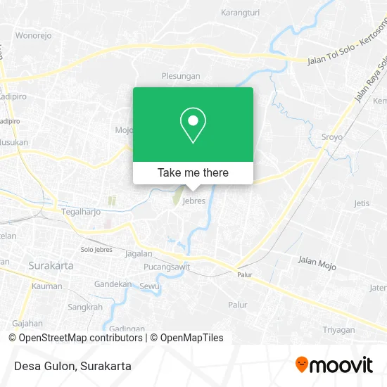 Desa Gulon map
