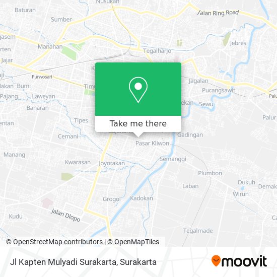 Jl  Kapten Mulyadi Surakarta map