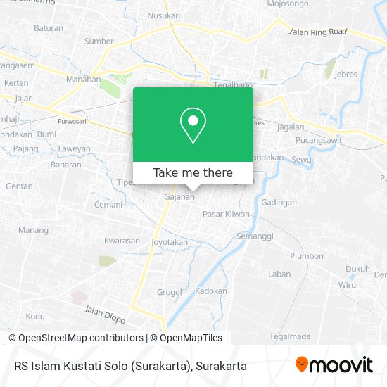 RS Islam Kustati Solo (Surakarta) map
