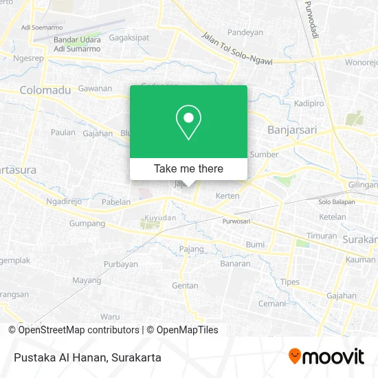 Pustaka Al Hanan map