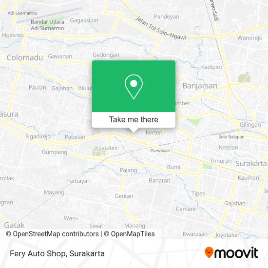 Fery Auto Shop map