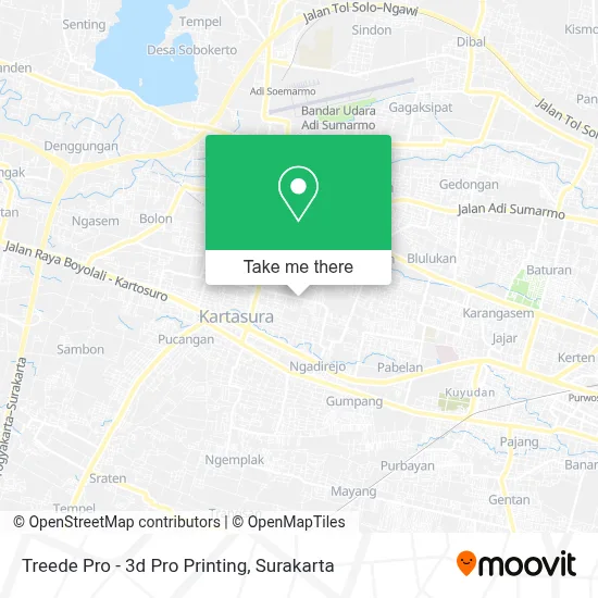 Treede Pro - 3d Pro Printing map