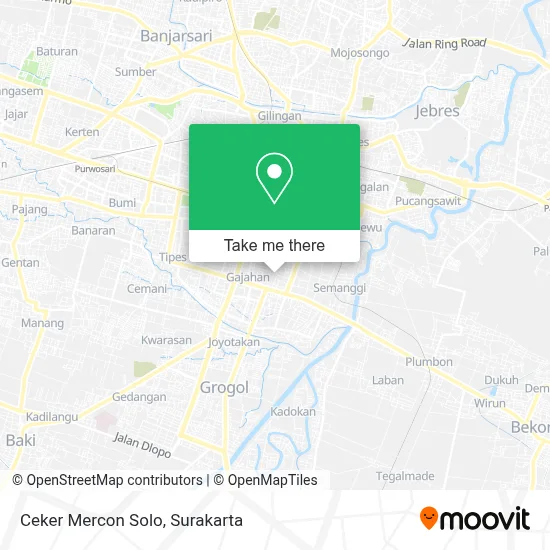 Ceker Mercon Solo map