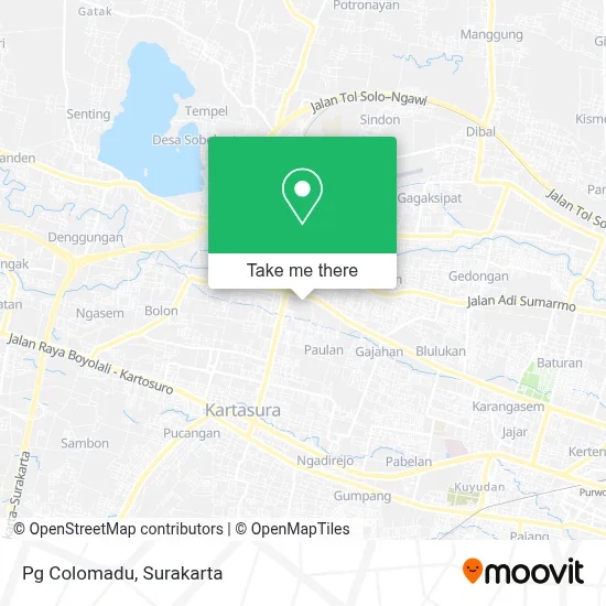 Pg Colomadu map