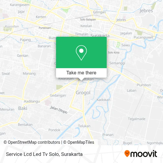 Service Lcd Led Tv Solo map