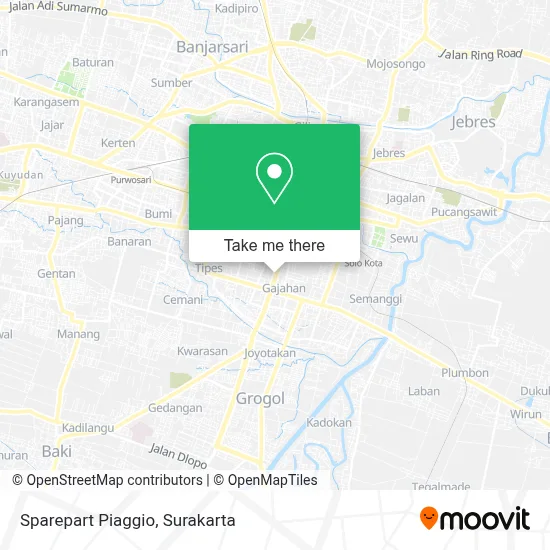 Sparepart Piaggio map