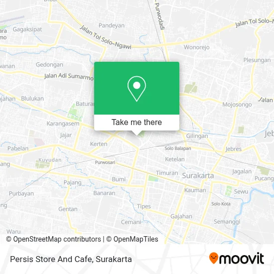 Persis Store And Cafe map