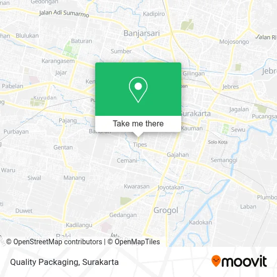 Quality Packaging map