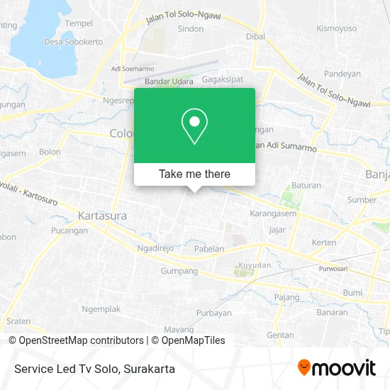 Service Led Tv Solo map