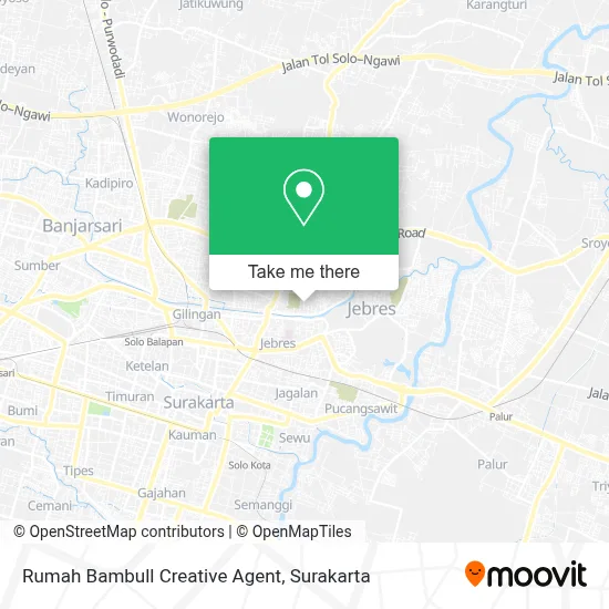 Rumah Bambull Creative Agent map