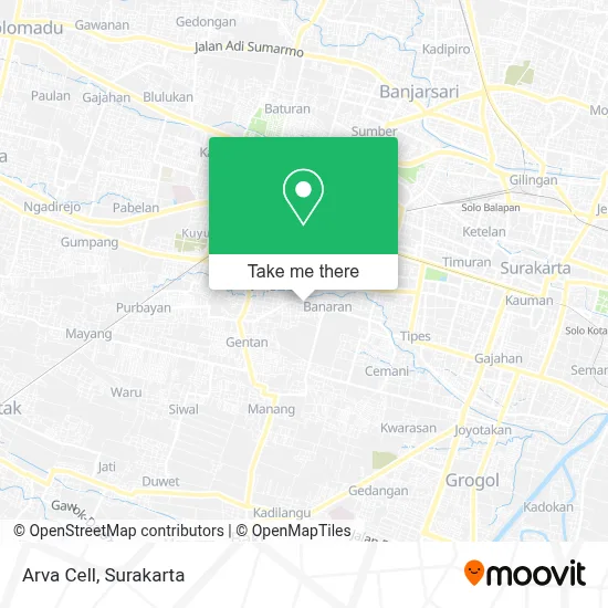 Arva Cell map