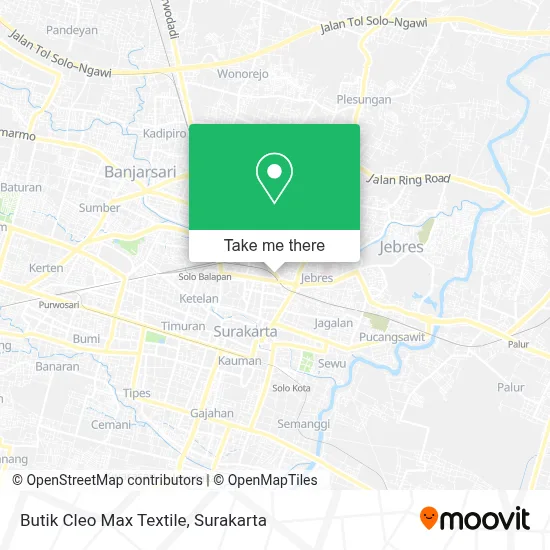 Butik Cleo Max Textile map