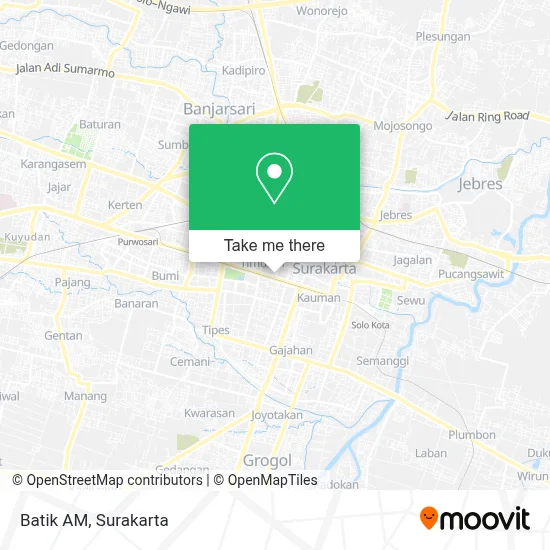 Batik AM map