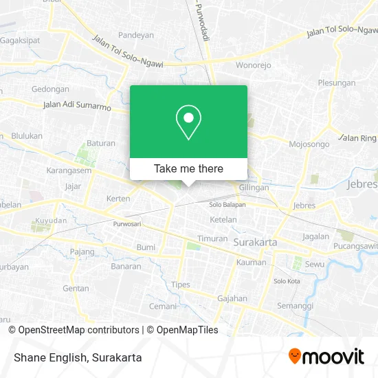 Shane English map