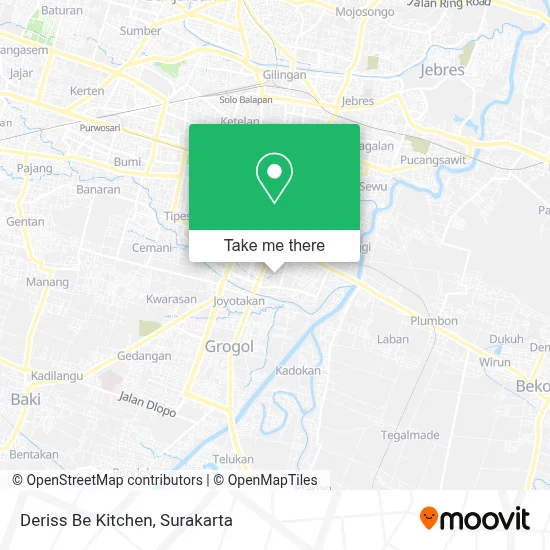 Deriss Be Kitchen map