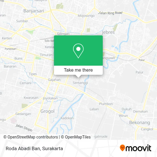 Roda Abadi Ban map