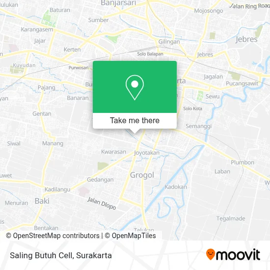 Saling Butuh Cell map