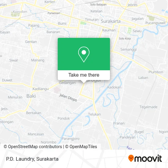 P.D. Laundry map